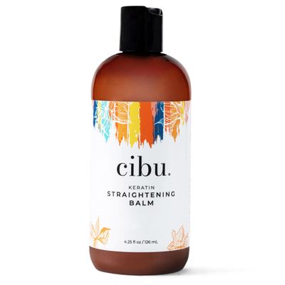 Cibu Keratin Straightening Balm | Heat Protectant | At-Home Treatment | Frizz Prevention | Hair Moisturizer | 4.25 Ounces