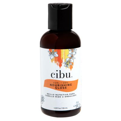 CIBU Curl + Coil Nourishing Gloss - Rice Protein Hair Serum for Frizz and Curly Hair - Lightweight Gloss for Extra Moisture