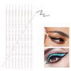 Disposable Eyeliner Brush Applicator Cosmetic Eye Wand Eyeliner Makeup Tool (pink- pack of 100) view 3