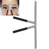 Restokki Eyebrow Ruler 3-Point Positioning Ruler, 1PC Permanent Eyebrow Makeup Ruler, Microblading Grooming Stencil Shaper Permanent Eyebrow Measuring Tool DIY Ruler Kit view 3