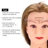 100Pcs/Set Eyebrow Ruler, Eyebrow Stencil Microblading Ruler, 3 Minutes Makeup Tools For Eyebrow, Measuring Shaper Tool for All Face Shapes view 3