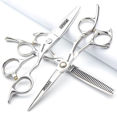 6/6.5-inch professional hairdressing set with sharp blades, easy to trim, suitable for hairdressers, hair salons, and families. (6 inch-3pc)