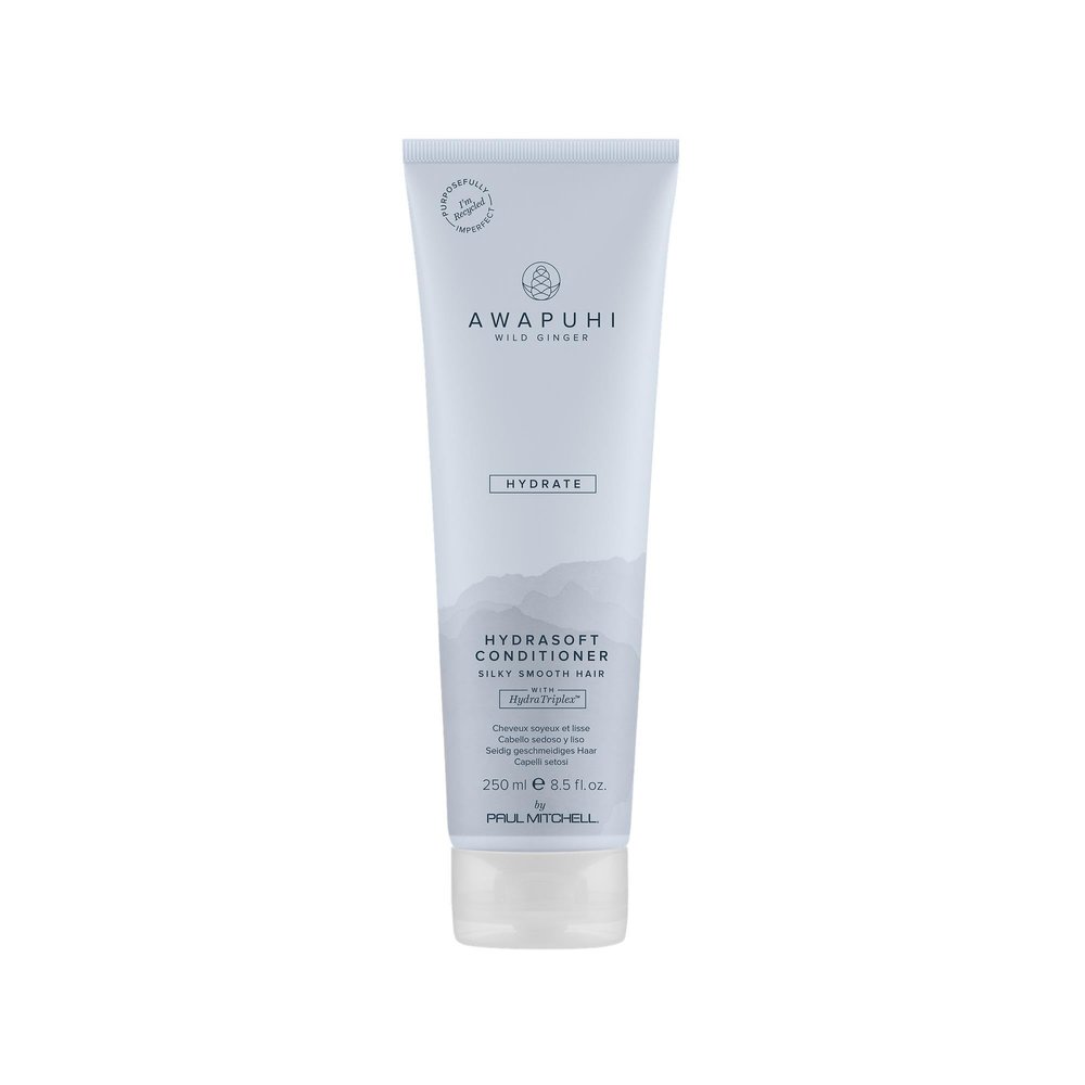 Awapuhi Wild Ginger by Paul Mitchell HydraSoft Conditioner, For Silky Smooth Hair, Ideal For All Hair Types, Especially Dry + Frizzy Hair, 8.5 oz.