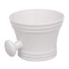 Plastic Shaving Soap Bowl, Foam Shaving Soap Cream Bowl Men Shaving Bowl Soap Cream Bowl with Handle Soap Mug Bowl Barber Cleaning Soup Cup Shaving Brush Bowl for Men (White) view 1