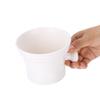 Plastic Shaving Soap Bowl, Foam Shaving Soap Cream Bowl Men Shaving Bowl Soap Cream Bowl with Handle Soap Mug Bowl Barber Cleaning Soup Cup Shaving Brush Bowl for Men (White) view 3