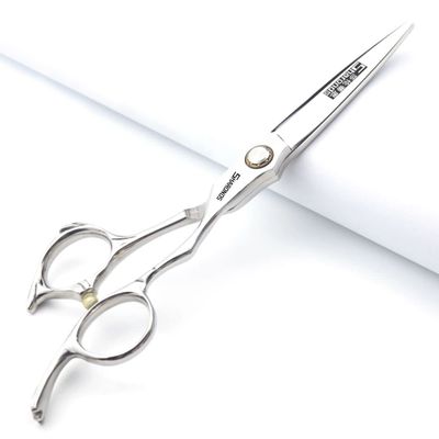 6/6.5-inch professional hairdressing set with sharp blades, easy to trim, suitable for hairdressers, hair salons, and families. (6-inch cutting scissors)