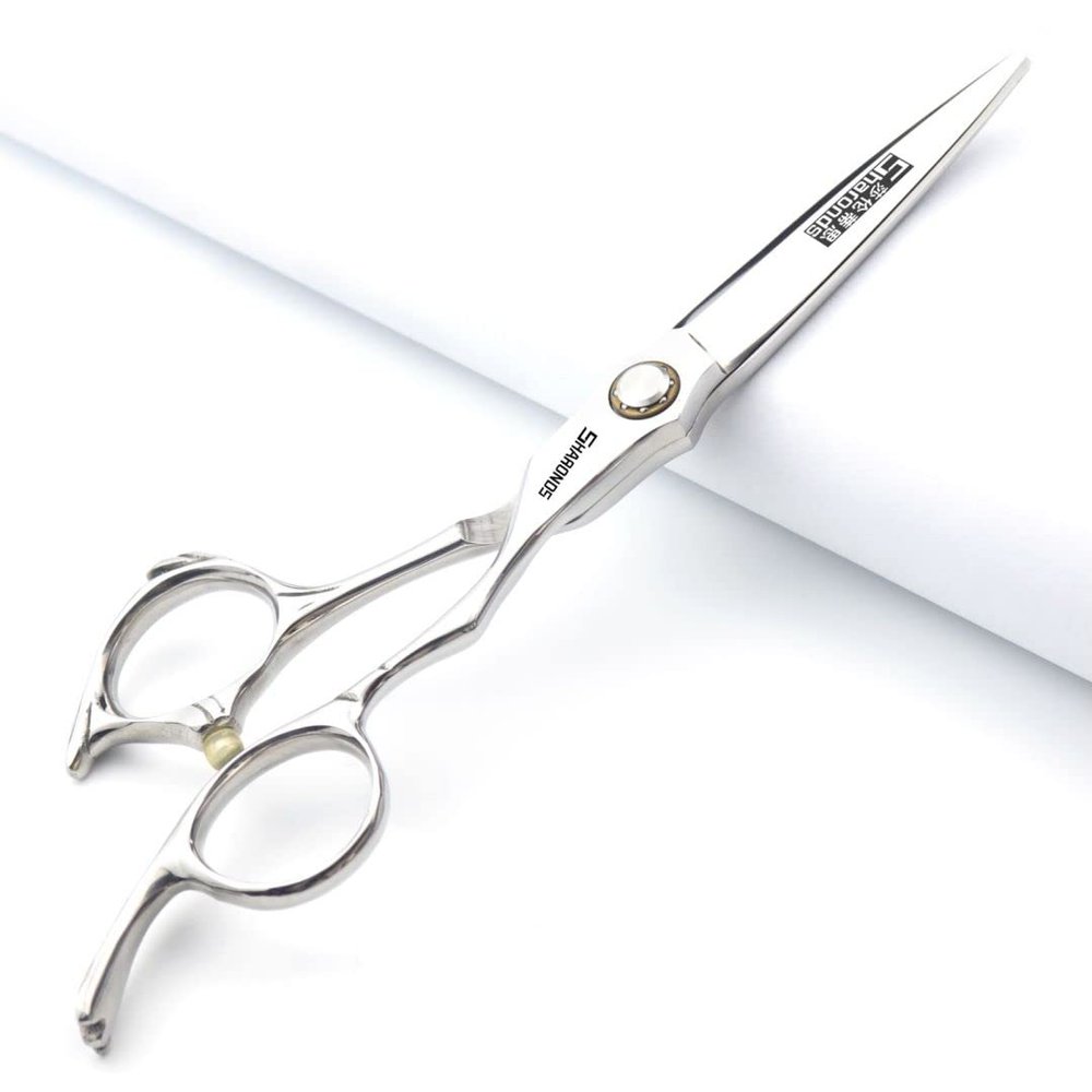 6/6.5-inch professional hairdressing set with sharp blades, easy to trim, suitable for hairdressers, hair salons, and families. (6-inch cutting scissors)