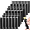 100 Pcs 5g Plastic Lipstick Tube Empty Black Lip Balm Tubes Containers Lip Gloss Storage Container Holder with Caps for DIY Lip Balm Cosmetic view 1