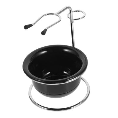 Alipis Shaving Brush Holder and Bowl Set Durable Stand with Slip-resistant Base for Organizing Manual Razor Accessories Your Grooming Space
