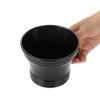 Plastic Shaving Soap Bowl, Foam Shaving Soap Cream Bowl Men Shaving Bowl Soap Cream Bowl with Handle Soap Mug Bowl Barber Cleaning Soup Cup Shaving Brush Bowl for Men (Black) view 4