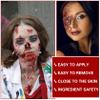 Halloween Makeup Kit Special Effects Zombie Makeup Kit Fake Blood Gel,Scar Wax with Spatula,Temporary sticker and Sponges SFX Set for Vampire cosplay makeup view 3
