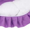 U Shaped Neck Support Cushion, Travel Flight Neck Pad, Skin Friendly Beauty Salon Face Pillow, Breathable Soft Table Bed Face Pillow for Beauty Salon SPA Massage(Purple) view 4