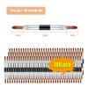 FantasyDay Disposable Makeup Lip Brushes - 100pcs/Set Dual Head Mini Lip Applicator Eyeshadow Wands, Portable Lip Gloss Brush for Easy Evenly Applying Lip Makeup No Shedding #1 view 2