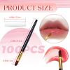 FantasyDay Disposable Makeup Lip Brushes - 100pcs/Set Mini Lip Applicator Eyeshadow Wands, Portable Lip Gloss Brush for Easy Evenly Applying Lip Makeup No Shedding #5 view 2