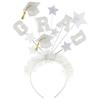 Amscan WHT HEADBAND GRAD view 1