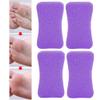 4pcs Callus Exfoliate Stone for Feet Care Pumice Stone Pedicure Scrubber for Feet Hard Skin Remove () view 3