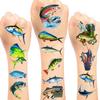 20 Sheets(120PCS) Gone Fishing Fish Temporary Tattoos Gone Fishing Party Favor for Birthday Party Supplies Fishing Party Decorations, Fathers Day, Retirement, Baby Shower for Kids Boys Adults view 1