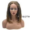 Braided Wig For Black Women Swiss Lace Front Braids Wigs Hand Tied Twist Braiding Wig With Baby Hair Natural Hairline Premium Quality Kanekalon Synthetic Braided Wigs For Black Women (LL602327F, #1B/27T) view 2