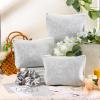 48 Pcs 8 Sets Bridesmaid Proposal Gifts Bulk Wedding Will You Be My Maid of Honor Matron of Honor Bridal Shower Makeup Bags Scrunchies Bracelets Cards for Wedding Bridesmaids(Grey) view 4