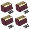 4 Pack Professional 5 Star Series Finale Shaver Replacement Foil and Cutter Bar Assembly Compatible With Wahl Shaver Foil 7031-100, 7043-100 Super Close Shaving Replacement Heads (Black) view 1