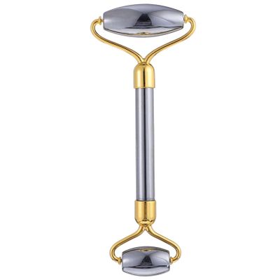 FRCOLOR Double- Facial Roller for Skin Care Natural Stone Massaging Roller for and Wrinkles Dual-sided Tool for Relaxation and for Face Eyes and Neck