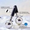 Pfefe 360 Rotating Ice Globes for Face & Eyes, Unbreakable Stainless Steel Cryo Sticks for Beauty Routines, Facials Cold Roller Colling Globes for Puffiness, Wrinkles, Dark Circles, Headaches view 2