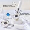 Pfefe 360 Rotating Ice Globes for Face & Eyes, Unbreakable Stainless Steel Cryo Sticks for Beauty Routines, Facials Cold Roller Colling Globes for Puffiness, Wrinkles, Dark Circles, Headaches view 2