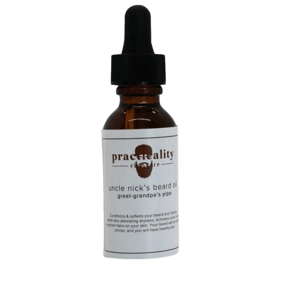 Practicality Uncle Nicks Beard Oil Great Grandpas Pipe Scent | Jojoba and Argan Beard oil| 30 ML | 1 Pc