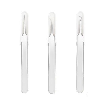 YSJJZRL Ultra-fine Acne Blackhead Removal Tweezers Beauty Salon Pimples Needles Deep Cleaner Clip Care Tool (3 Pcs)