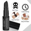 Halloween Makeup Clown Black Cream-Blendable Stick -Eye Black Face Body Paint Stick SFX Makeup Cosplay Costume,Safe Face Paint Nose&Lip Smacking for Eye Black Football,Baseball Sports(Black) view 3