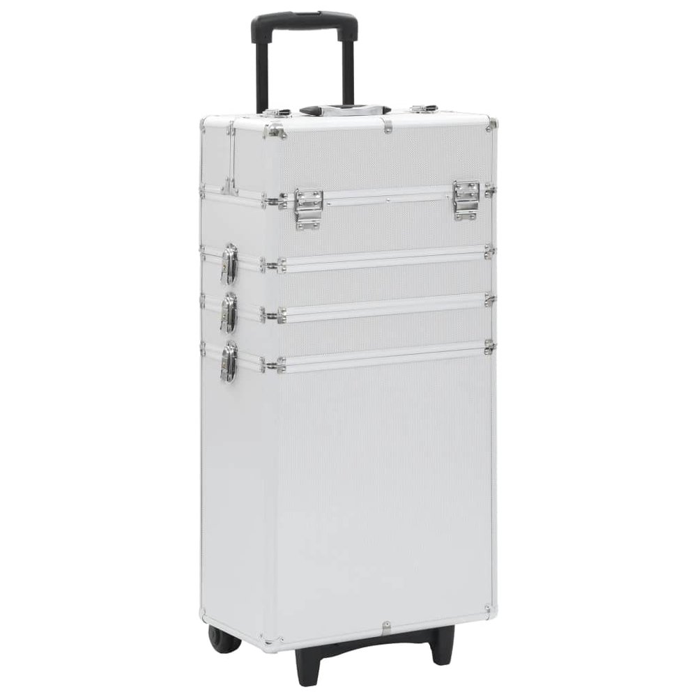 FAMIROSA Make-up Trolley Aluminum Silver,Weight:13.76lbs,91814