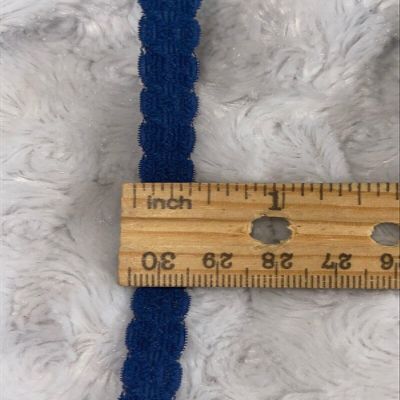 10 Yards Navy Blue Scalloped Lingerie Stretch Lace Headband Lingerie 1/2" Wide