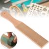 Double Side Leather Strop for Knife Sharpening, Wood Handle Home Sharpening Tool 28 x 4 x 15.5cm view 4