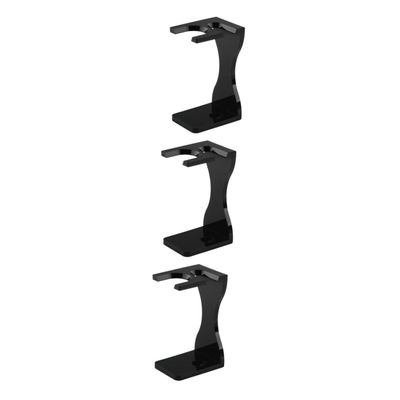 FOMIYES 3pcs Stand Shaving Brush Holder for Men Convenient Beard Brush Display Stand Storage for Daily Shaving Routine and Drying
