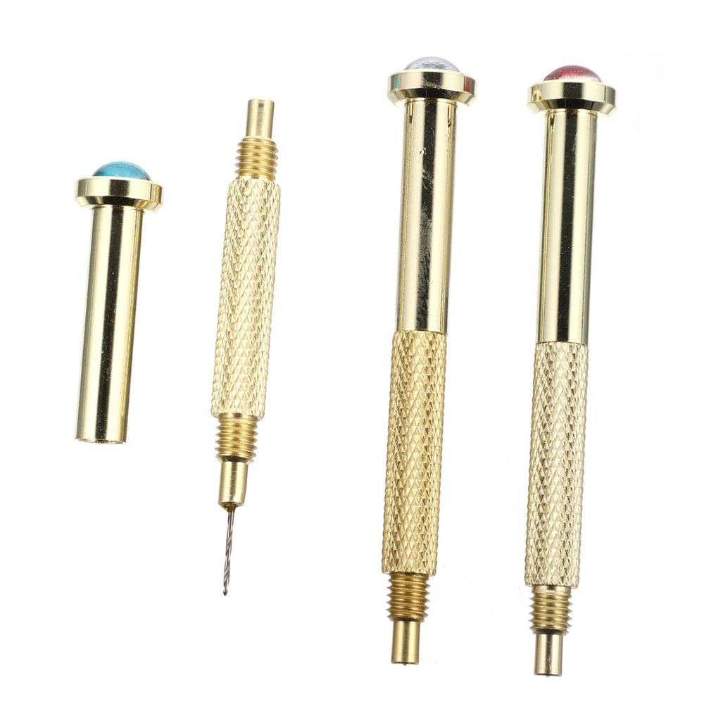 FOMIYES 3PCS Nail drilling drill Cuticle Drill jewelry rings for tips nail drill bits nail piercing drills drill nail tools Charm Piercing Tool decorate Metal manicure