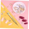 FOMIYES 3PCS Nail drilling drill Cuticle Drill jewelry rings for tips nail drill bits nail piercing drills drill nail tools Charm Piercing Tool decorate Metal manicure view 2