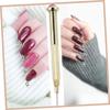 FOMIYES 3PCS Nail drilling drill Cuticle Drill jewelry rings for tips nail drill bits nail piercing drills drill nail tools Charm Piercing Tool decorate Metal manicure view 4