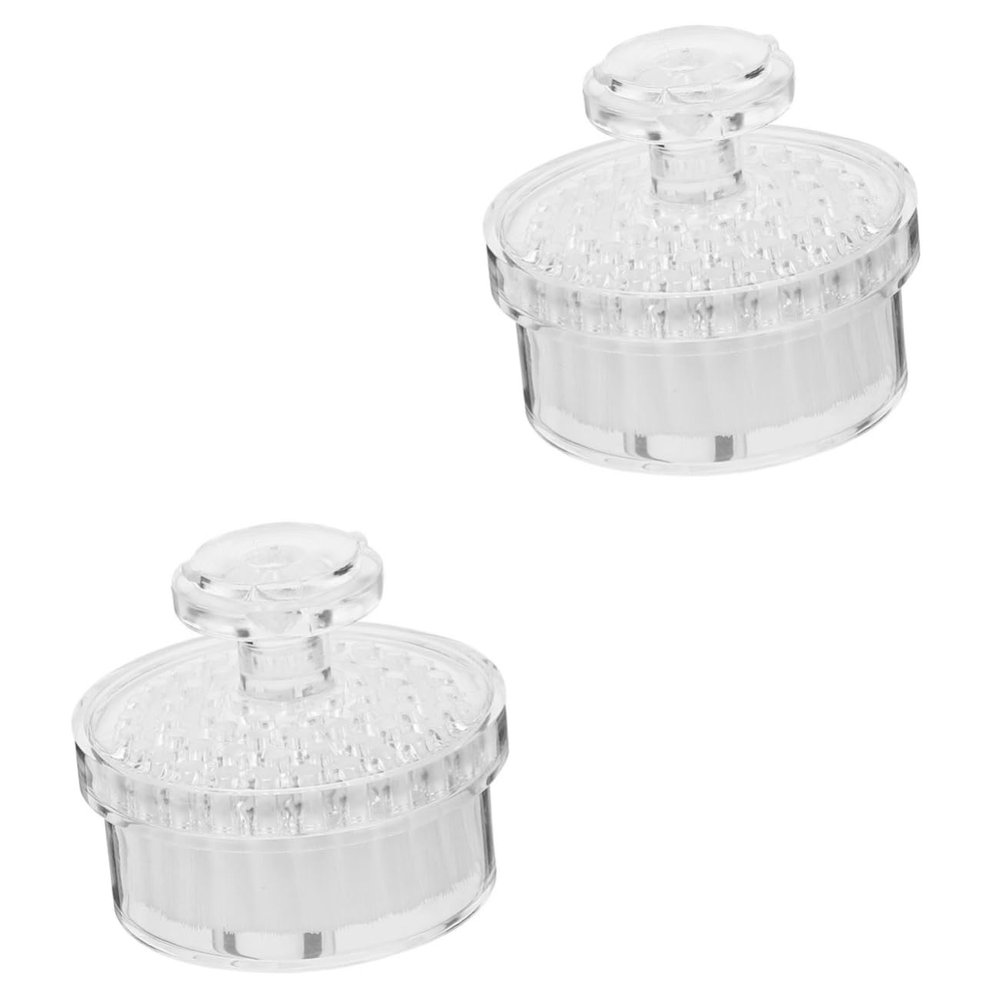 FOMIYES 2pcs Portable Facial Cleansing Brush Manual Face Exfoliator for Deep Cleaning and Massage Lightweight and Travel-Friendly Skin Care Tool for Skin Types