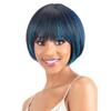 Free Tress Shake N Go Legacy Human Hair Blend Wig Denver (2 DARK BROWN) view 2