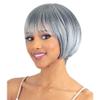 Free Tress Shake N Go Legacy Human Hair Blend Wig Denver (2 DARK BROWN) view 4