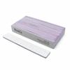 20pcs Square White Zebra Nail File 100/180 Grit Washable Doubled Sides for Acrylic, Gel, and Natural Nails | Professional Technitians and Salon Manicurist Art view 1