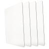 FOMIYES 4pcs Soft Mirror Wallpaper Sticker Wall-Mounted Mirrors Square s Vanity Tile Stick on s Shatterproof Wall Full Length Tiles Self Adhesive view 1
