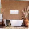 FOMIYES 4pcs Soft Mirror Wallpaper Sticker Wall-Mounted Mirrors Square s Vanity Tile Stick on s Shatterproof Wall Full Length Tiles Self Adhesive view 4