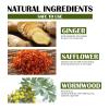 20PCS Lymphatic Drainage Ginger Foot Soak, Foot Care Spa Relaxation for Muscles, Natural Mugwort Herb Foot Soak, Leg Slimming Foot Bath Bag 1 view 3
