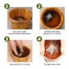 20PCS Lymphatic Drainage Ginger Foot Soak, Foot Care Spa Relaxation for Muscles, Natural Mugwort Herb Foot Soak, Leg Slimming Foot Bath Bag 1 view 4