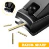 BEZOX Toe Nail Clippers for Men - Straight Blade Toenail Clipper and Curved Blade Fingernail Clippers - Premium Nail Trimmer Cutter for Thick Nails for Seniors - Black view 4