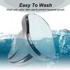 NOBVEQ Crystal Hair Eraser,Reusable Crystal Hair Remover Magic Painless Exfoliation Hair Removal Tool, Magic Hair Eraser for Back Arms Legs Fast & Easy Crystal Hair Eraser for Women and Men (Silver) view 2