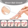 NOBVEQ Crystal Hair Eraser,Reusable Crystal Hair Remover Magic Painless Exfoliation Hair Removal Tool, Magic Hair Eraser for Back Arms Legs Fast & Easy Crystal Hair Eraser for Women and Men (Silver) view 3
