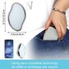 NOBVEQ Crystal Hair Eraser,Reusable Crystal Hair Remover Magic Painless Exfoliation Hair Removal Tool, Magic Hair Eraser for Back Arms Legs Fast & Easy Crystal Hair Eraser for Women and Men (Silver) view 4
