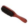 1 Pcs Small Travel Men's Mustache and Facial Beard Brush,Boar Bristle Beard and Mustache Brush for MenErgonomic Grip Wood Handle view 3